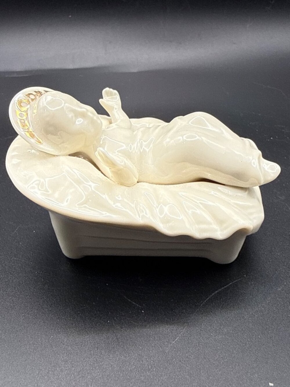 Lenox Vintage Jewels Nativity Baby Jesus Figurine Porcelain Discontinued No Box